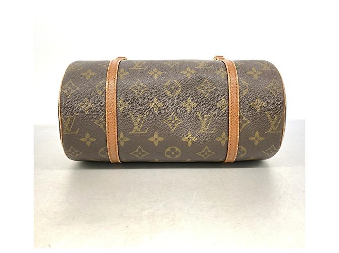 Borsa Louis Vuitton Monogram Papillon 26 Marrone - vista 3