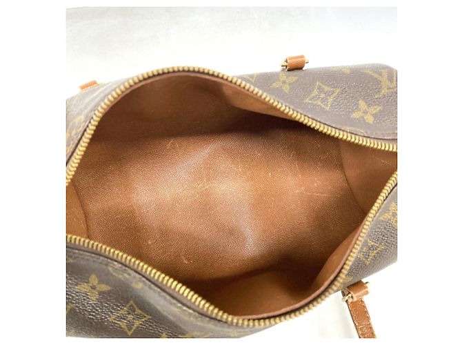 Borsa Louis Vuitton Monogram Papillon 26 Marrone - vista 4