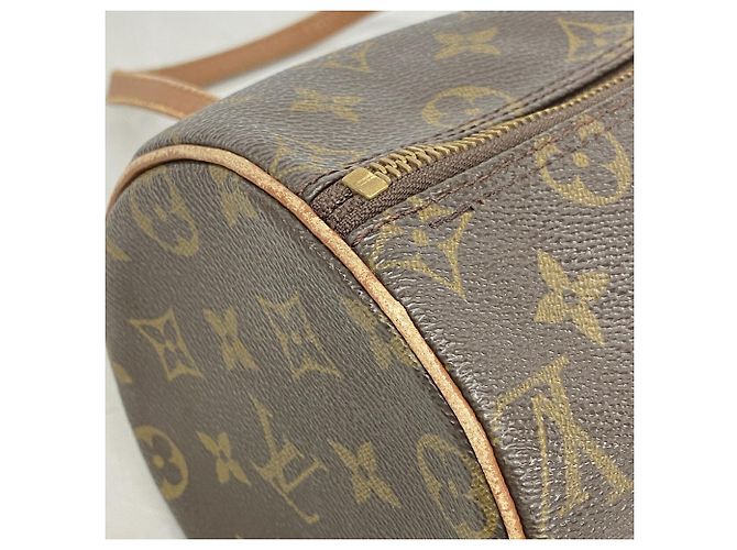 Borsa Louis Vuitton Monogram Papillon 26 Marrone - vista 6