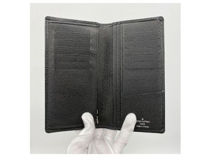 Louis Vuitton Epi Leather Portefeuille Brazza Long Wallet Black - view 3