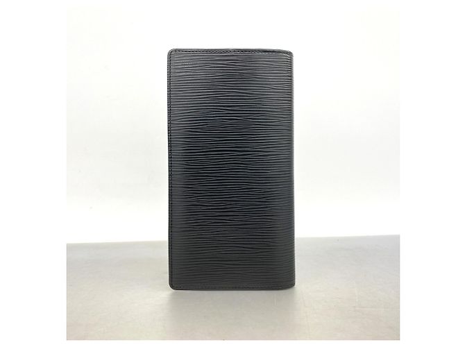 Louis Vuitton Epi Leather Portefeuille Brazza Long Wallet Black - view 6