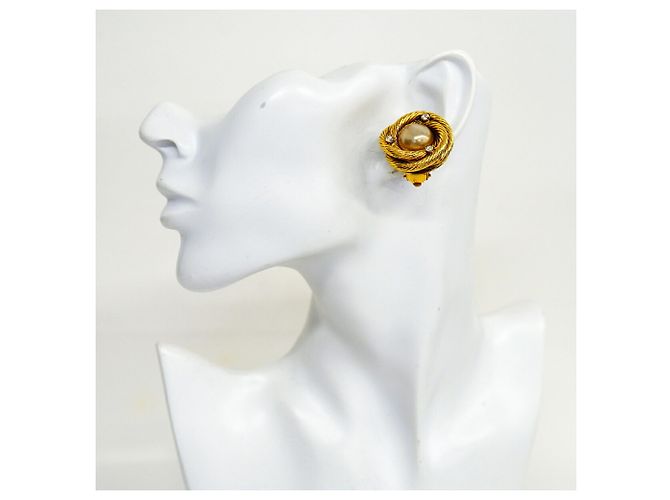 Orecchini a clip Chanel placcati oro D'oro - vista 5