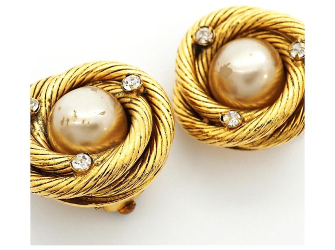 Orecchini a clip Chanel placcati oro D'oro - vista 6