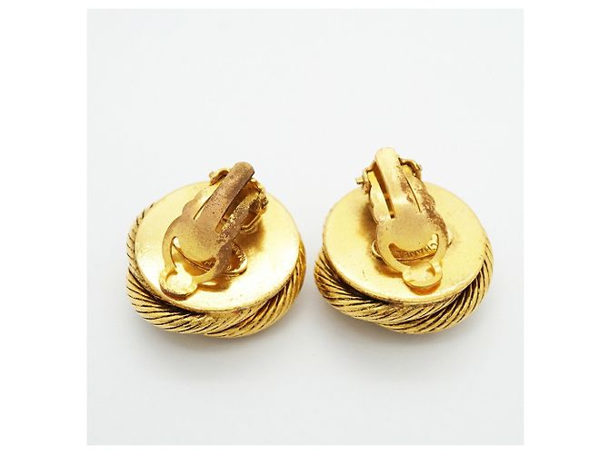 Orecchini a clip Chanel placcati oro D'oro - vista 7