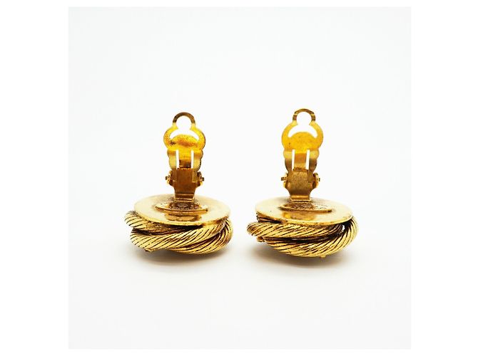 Orecchini a clip Chanel placcati oro D'oro - vista 8