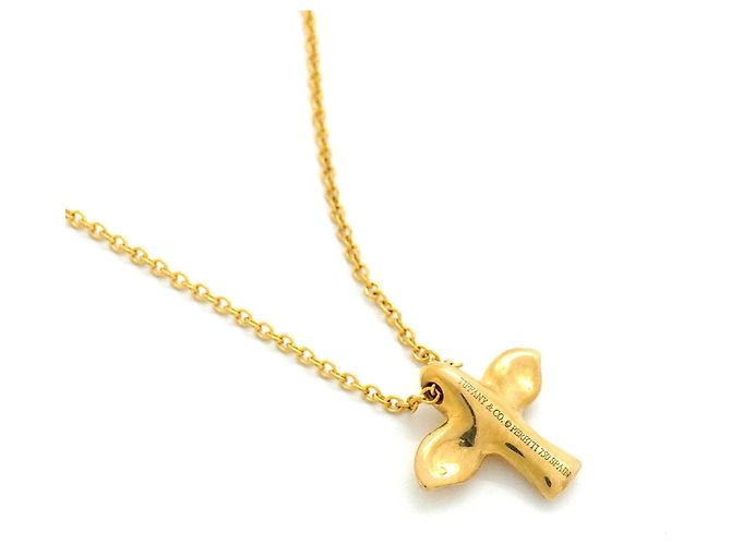 Autre Marque Tiffany & Co. Vogel-Kreuz-Halskette - Ansicht 2
