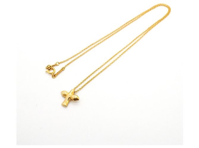 Autre Marque Tiffany & Co. Vogel-Kreuz-Halskette - Ansicht 3