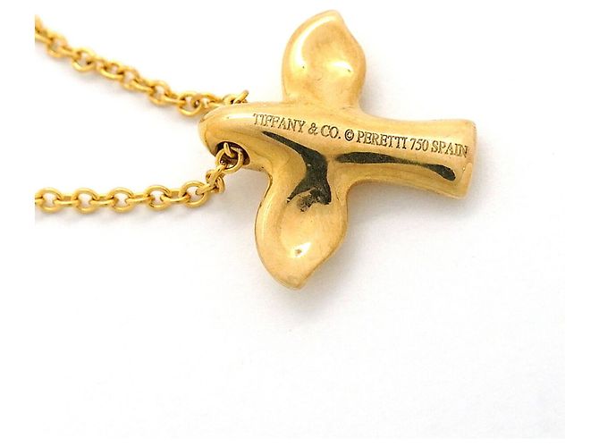 Autre Marque Tiffany & Co. Vogel-Kreuz-Halskette - Ansicht 6
