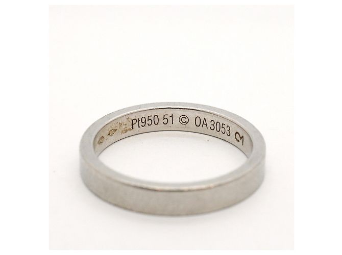 Cartier C de Ring aus Platin mit Diamant - Ansicht 4