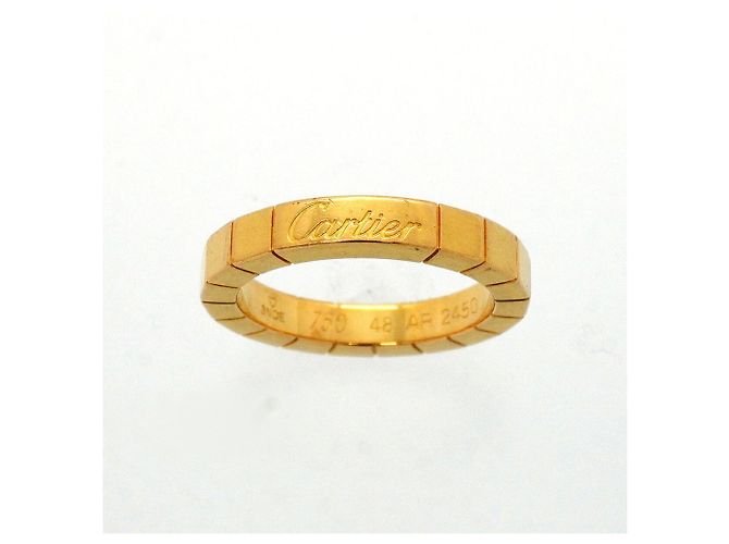 Anello Cartier Lanieres in oro giallo 18K - vista 2
