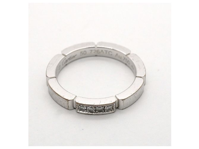 Cartier Maillon Panthère Ring in 18K Weißgold - Ansicht 3