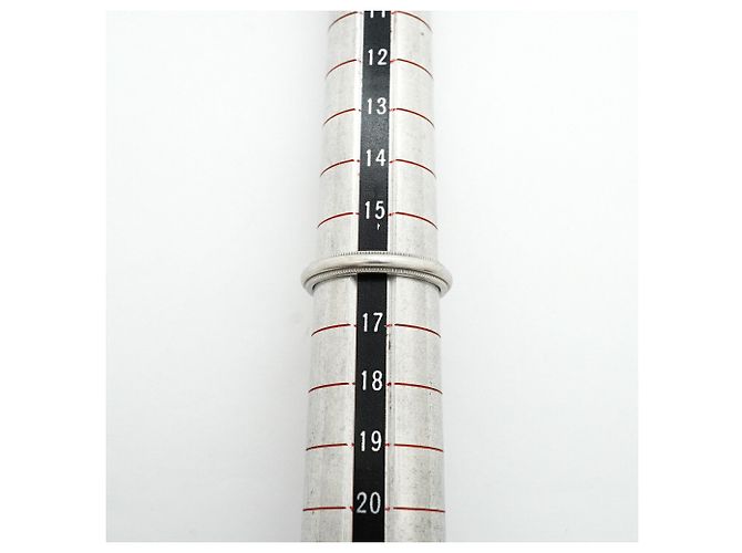Autre Marque Tiffany & Co. Milgrain Band Ring aus Platin 950 - Ansicht 6