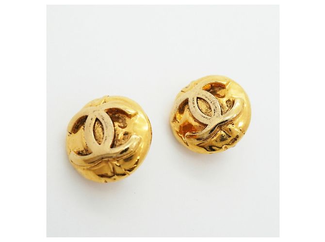 Orecchini a clip Chanel Gold D'oro - vista 2