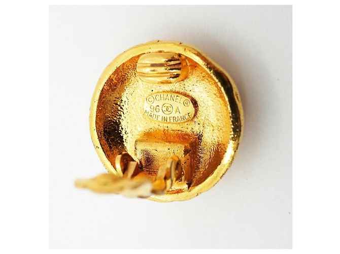 Orecchini a clip Chanel Gold D'oro - vista 4