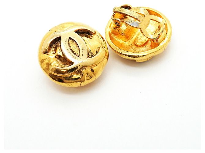 Orecchini a clip Chanel Gold D'oro - vista 6