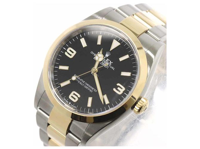 Orologio Automatico Rolex Explorer 1 Two-Tone - vista 8