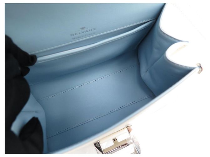 NUOVA BORSA A MANO DELVAUX BRILLANT MINI BLOOMING CRYSTALLINE BORSA A TRACCOLLA Crudo - vista 8