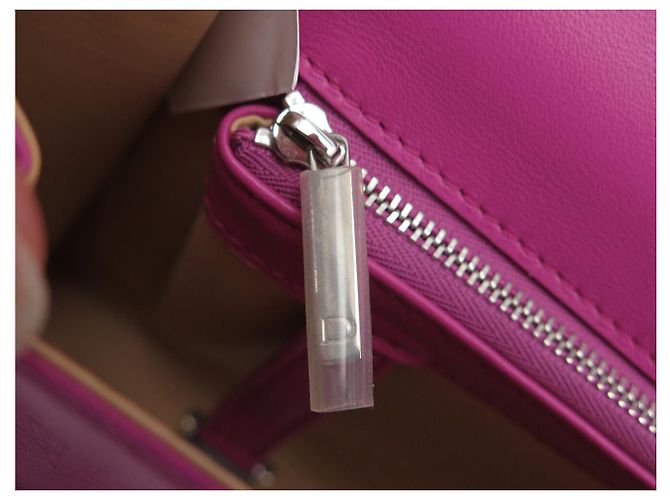 NUOVA BORSA A MANO DELVAUX TEMPETE MM IN PELLE ROSA BORSA A TRACCOLLA PURSE - vista 11