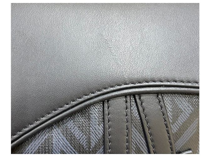 NUOVA BORSA CHRISTIAN DIOR SADDLE TOILE CD DIAMOND PELLE NERA BORSA A TRACCOLLA Nero - vista 12