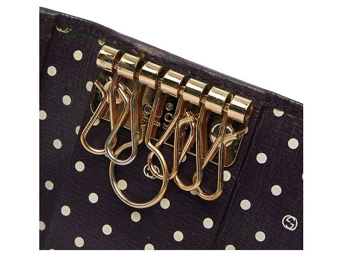 Portachiavi Gucci Interlocking G Porpora - vista 7