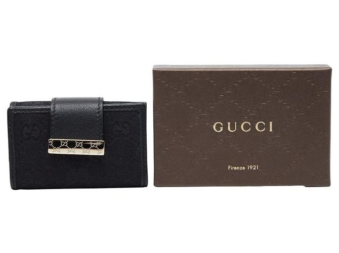 Gucci GG Canvas Key Case Black - view 10