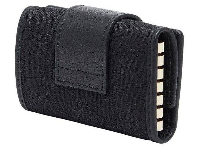 Gucci GG Canvas Key Case Black - view 2