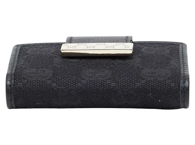 Gucci GG Canvas Key Case Black - view 3