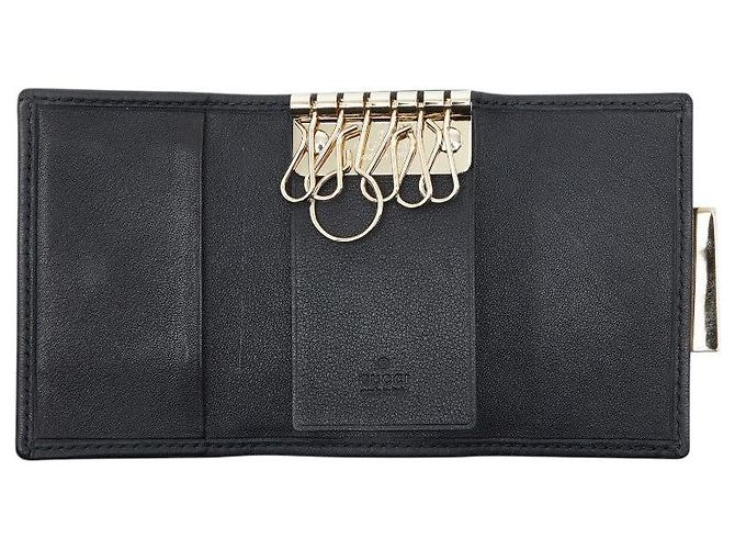Gucci GG Canvas Key Case Black - view 7