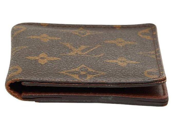 Louis Vuitton Porte Cartes Vertical Pass Case Castaño - vista 3
