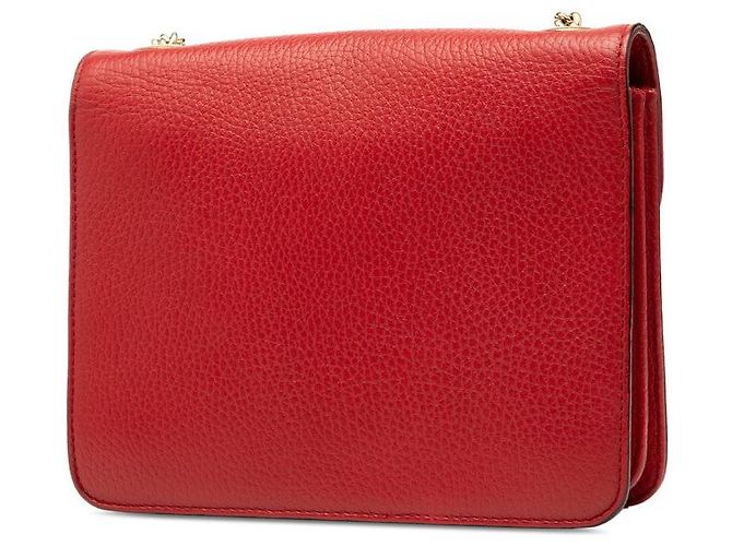 Borsa a tracolla Gucci Interlocking G Chain Rosso - vista 2