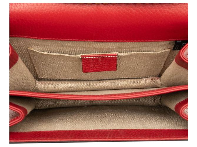 Borsa a tracolla Gucci Interlocking G Chain Rosso - vista 4