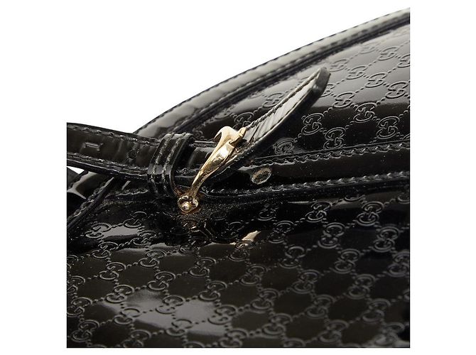 Gucci Micro Guccissima Handtasche Schwarz - Ansicht 8