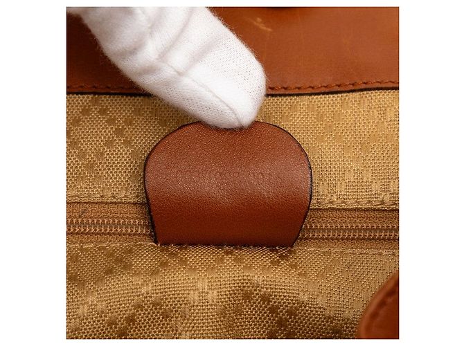 Mochila Gucci Bamboo Castaño - vista 7