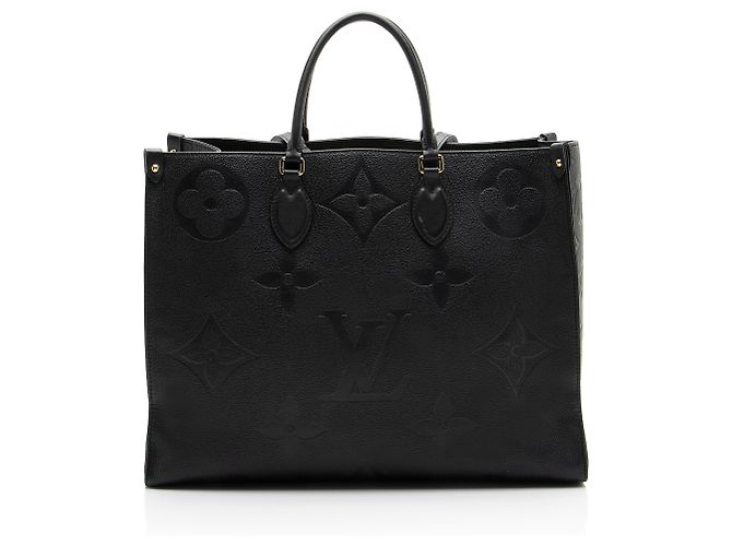 Louis Vuitton Giant Monogram Empreinte Onthego GM Tote Schwarz - Ansicht 3