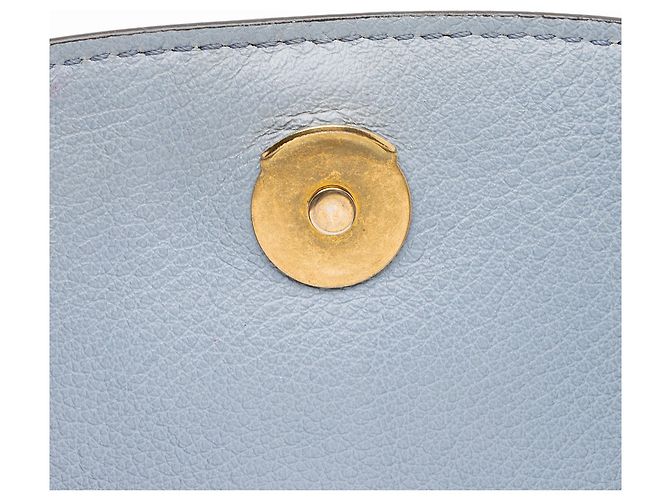 Chloé Bolsa de Pulso Nile Small em camurça de bezerro Chloe Azul - vista 10