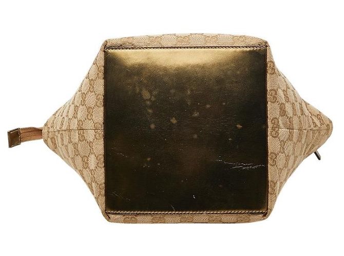 Gucci GG Canvas Handtasche Braun Beige - Ansicht 3