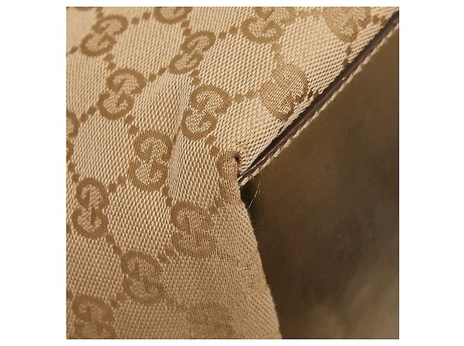 Gucci GG Canvas Handtasche Braun Beige - Ansicht 4