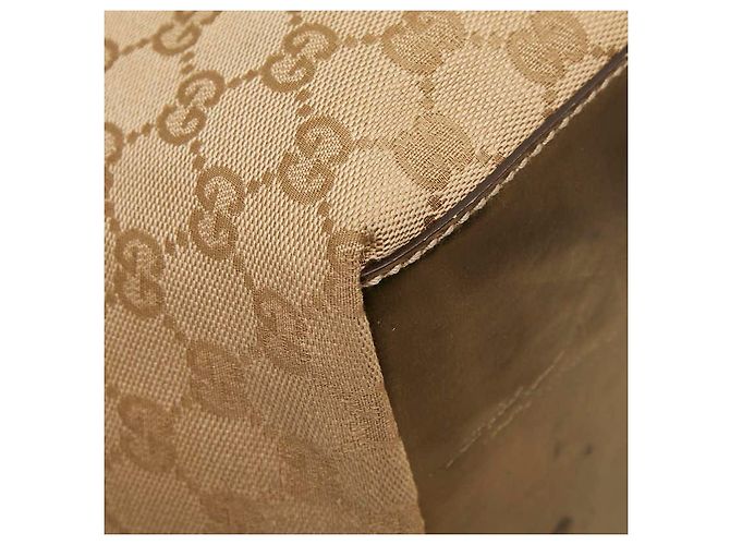 Gucci GG Canvas Handtasche Braun Beige - Ansicht 7