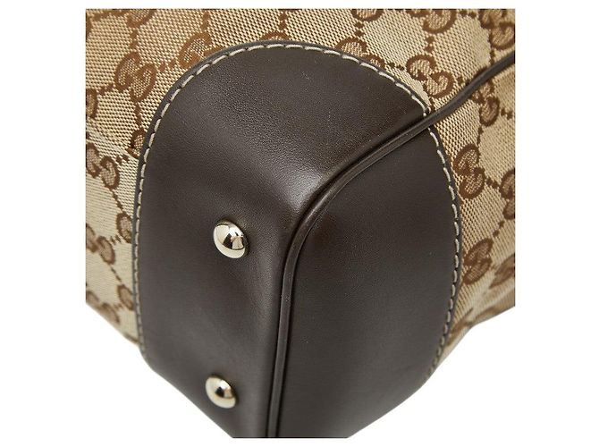Gucci Mayfair GG Canvas Tote Bag Braun Beige - Ansicht 4