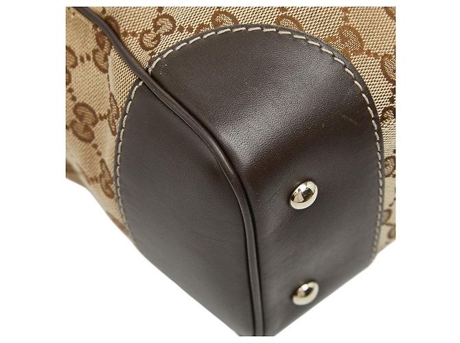 Gucci Mayfair GG Canvas Tote Bag Braun Beige - Ansicht 5