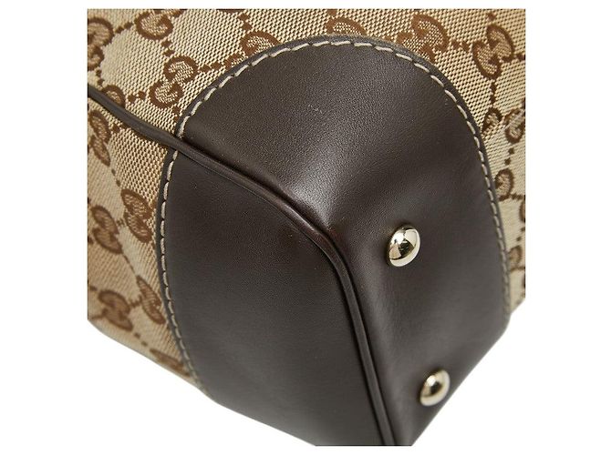 Gucci Mayfair GG Canvas Tote Bag Braun Beige - Ansicht 7