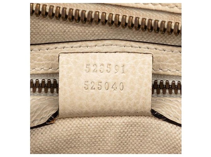 Bolso de hombro con estampado de logo Gucci Blanco - vista 6