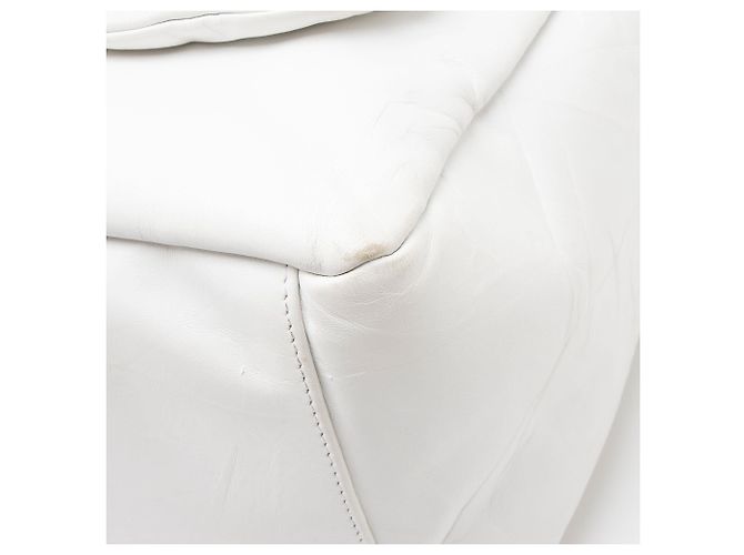Borsa a spalla Monaco Medium in pelle di vitello Balenciaga Bianco - vista 10