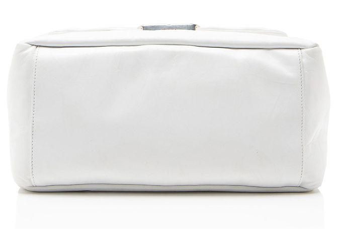 Borsa a spalla Monaco Medium in pelle di vitello Balenciaga Bianco - vista 4