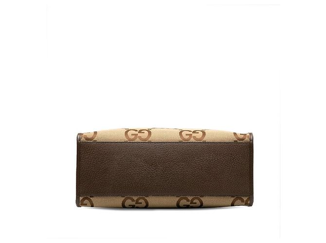 Borsa a tracolla 2WAY Gucci Jumbo GG Marrone Beige - vista 5