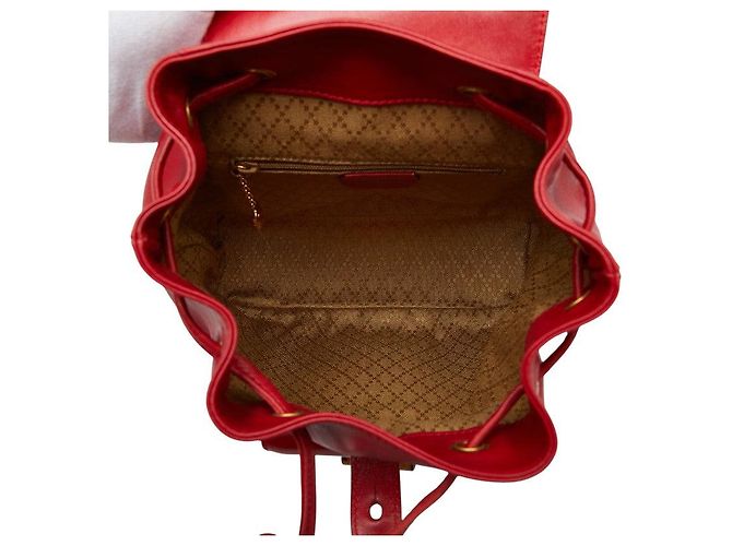Gucci Bamboo Rucksack Rot - Ansicht 8
