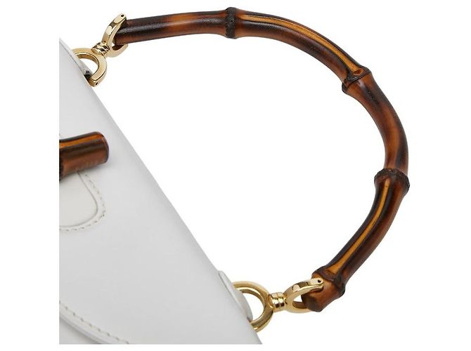Gucci Bamboo 1947 Handtasche Weiß - Ansicht 9