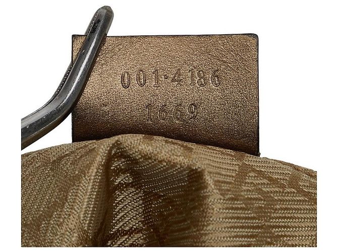 Borsa a spalla singola Gucci D'oro Metallico - vista 10