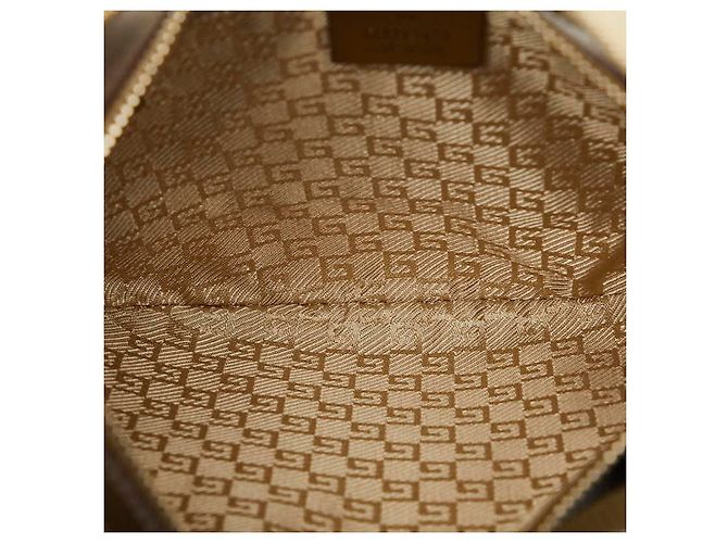 Borsa a spalla singola Gucci D'oro Metallico - vista 8