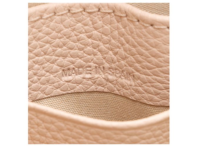 Chloé Clutch Joe Chloe de piel de becerro granulada Castaño Beige - vista 8